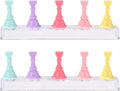2 Sets Nail Stand For Press on Nails Art Display, Practice Fake Nail Tips Holder For Painting Nails Stand, Magnetic Nail Practice Stand For Home DIY Nail Art And Nail Salon (Colorful)