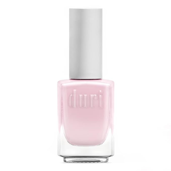 duri Nail Polish, 340 Forever Beautiful, Pale Pink Color, Soft Pastel, Neutral Shade with Sheer Finish for French Manicure, Wedding, Everyday Wear, 0.45 Fl Oz