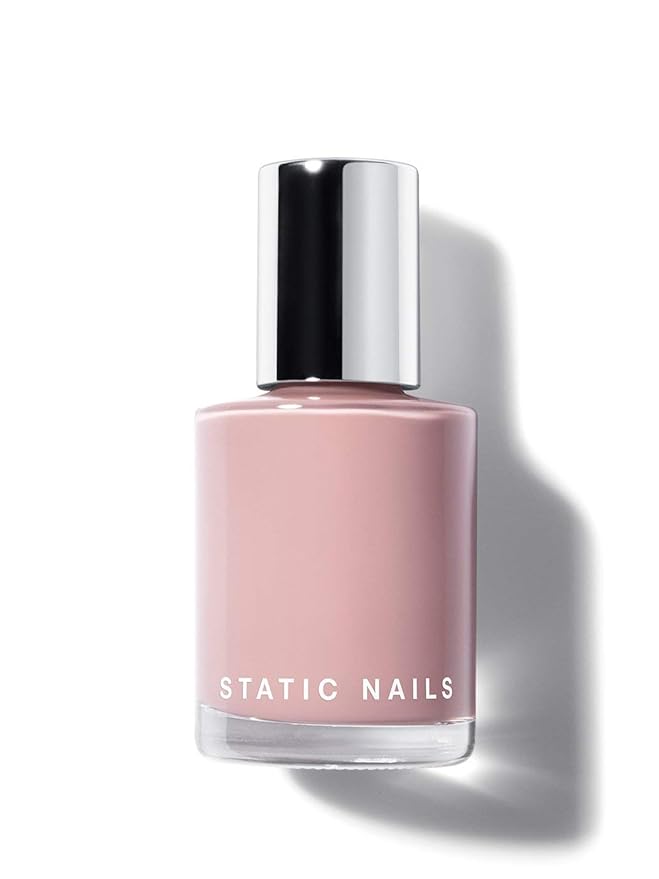 Static Nails Liquid Glass Lacquer, Longer Lasting 8+ Free Treatment Nail Polish (Pinks) (Irene) - Quick Dry Finger Nail Polish - DIY Nail Art Salon - Gift for Women