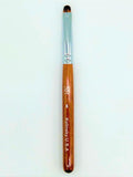 Premium Kolinsky French Brush (Size 8, Wood Handle)