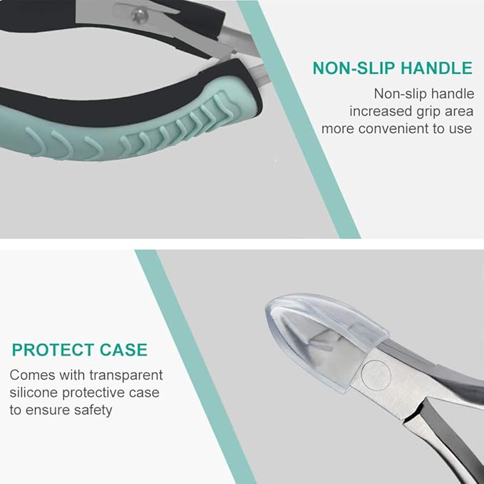 IVON Cuticle Trimmer, Non-Slip Professional Cuticle Nipper Stainless Steel Cutter
