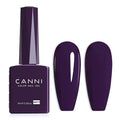 CANNI Dark Purple Gel Nail Polish, 1Pcs Purple Gel Polish Lavender Color High Gloss Soak Off U V Nail Manicure Salon DIY