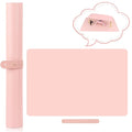 (MAT ONLY) Nail Art Table Mat, Nail Arm Rest Pad for Acrylic Nails, Soft Microfiber PU Leather Nail Mat for Table, Foldable Nail Hand Rest Pillow Manicure Pad, Acrylic Nail Desk Mat for Nail Cushion