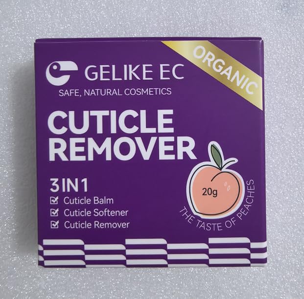 gelike ec Cuticle Cream for Women: Pomegranate Natural Cuticle Softener Remover for Men to Smoothe, Repair, rejuvenate, Strengthen & Moisturize Cuticles