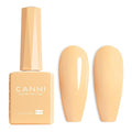 CANNI Pastel Yellow Gel Nail Polish, 1Pcs Pale Light Yellow Gel Polish Color High Gloss Soak Off U V Manicure Salon DIY