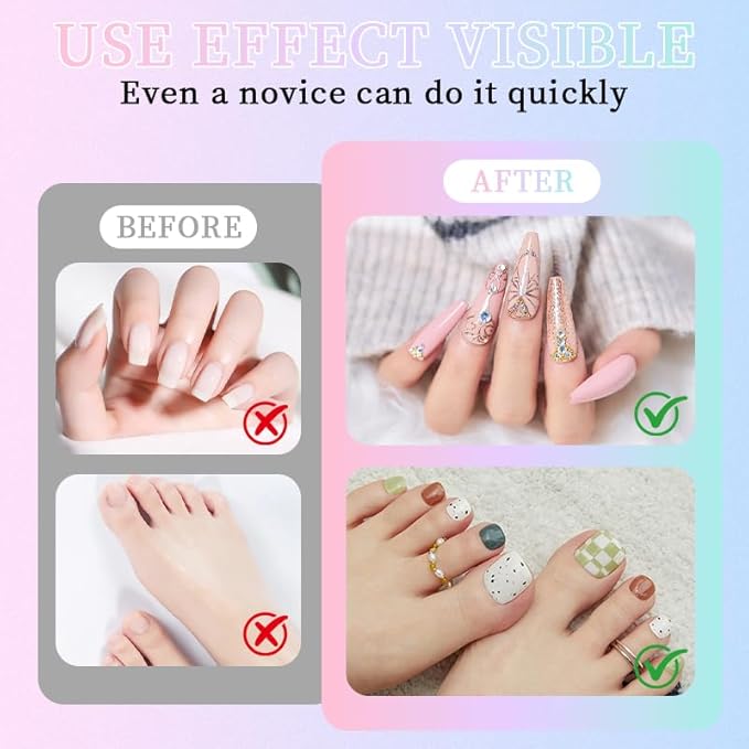 12 Colors Nail Art Pens Set, 2026 Upgraded Nail Art Markers, Fine Tip Nail Art Pen 0.5mm, Portable Nail Art Tools for Dotting Drawing Painting Liner DIY (12pcs)