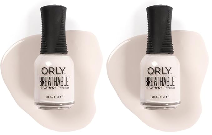 Orly Breathable Nail Color, Almond Milk, 0.6 Fluid Ounce (Pack of 2)
