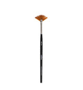 Pink Mask Fan Brush 18 - Large Manicure Brush for Blending, Ombre Effects, and Glitter Application