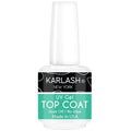 Karlash Professional USA Made 15ml No Wipe Gel Top Coat Shine Finish and Long Lasting, Soak Off UV Gel