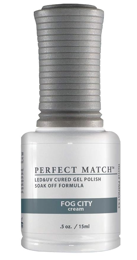 LeChat Perfect Match Gel Polish, Fog City, 0.5 Fl Oz (PMS143)