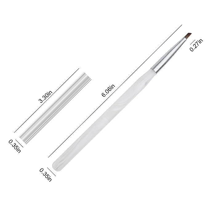 WOKOTO 1 Pcs Triangular Pyramid Nail Brush For Acrylic Nails Acrylic Brushes For Nails Art Triangle Brushes Painting Nails Polish Brushes Detail Nail Painting Brushes Tools Tools Nail Liner Brushes
