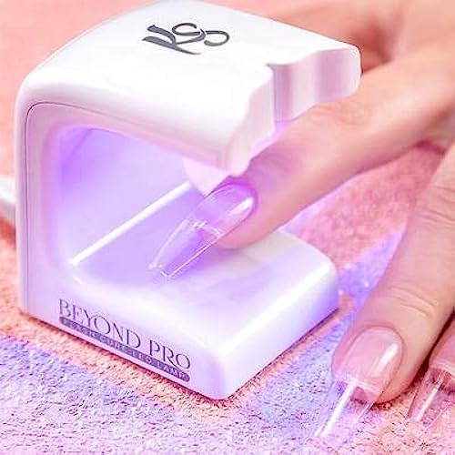 Kiara Sky UV Nail Lamp, LED Nail Lamp, Cordless & Rechargeable Nail Dryer Flash Cure UV Light Bundle - Minilamp with Sensor