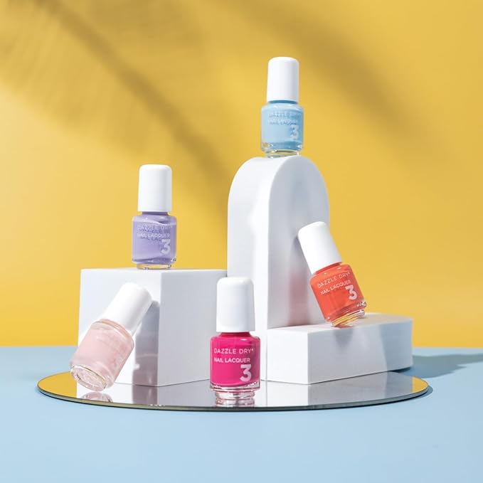 Dazzle Dry Mini Flight - Happy Hues- 5 Mini Lacquers
