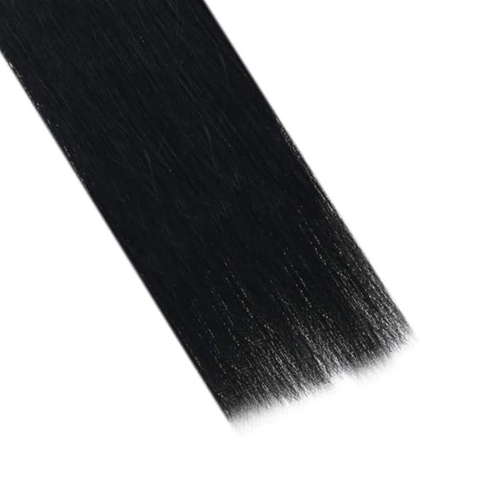 RUNATURE U Tip Extensions Real Human Hair Balck Hot Fusion Extension Short 12 Inch U Tip Hair Extensions Human Hair Straight Keratin Hair Extension Remy Natural Hair Tangle Free 40g 50s