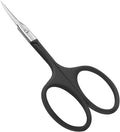 CGBE Manicure Scissors, Extra Fine Eyebrow Scissors for Grooming, Curved Blade Nail Scissors Precise Pointed Tip Grooming Kit for Eyebrow, Eyelash, Trim Nail and Dry Skin, Black