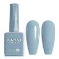 CANNI Light Blue Gel Nail Polish, 1Pcs Pastel Baby Blue Gel Polish Color High Gloss Soak Off U V Manicure Salon DIY