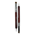 2-Piece Sable Brush Set: Professional Acrylic French Manicure Clean-up Brush and Bend Nail Dotting Pen | Essential Tools for Precision Nail Art and Clean Cuticles (16)