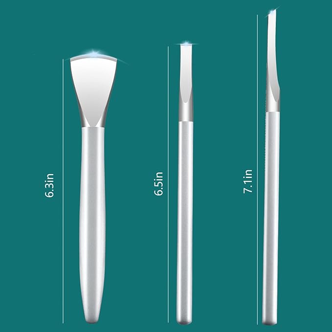 Ingrown Toenail Removal Kit, Pedicure Tools Kit Professional Knife Set Stainless Steel Ingrown Toenail Tool Foot Care Tools Nail Cuticle Remover (3 Pcs Set)