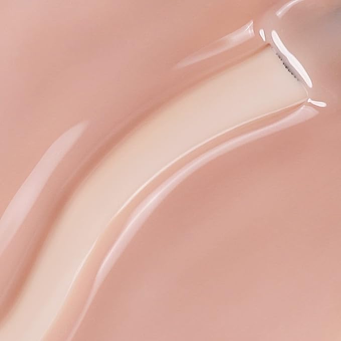 RARJSM Rubber Base Gel Nude Pink Rubber Base Coat Gel Nail Polish Sheer Pink for Nails French Manicure Transparente Extend Gel Soak Off UV LED Curing Requires Single Bottle 15ml Salon Home DIY Use