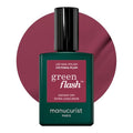 Manucurist Green Flash LED Victoria Plum - Purpleish Brown Pink Gel Nail Polish - Pink Gel Polish Vegan, 12-Free, Plant-Based - Strengthens and Protects Nails - Made in France - 0.5 fl oz