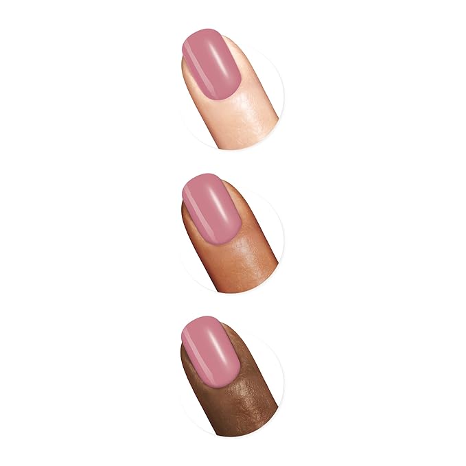 Sally Hansen Good. Kind. Pure. Nail Polish | Plant-Based, Vegan, 16-Free Formula | Opaque, Shiny | 210 Pinky Clay | Light Pink Nail Color