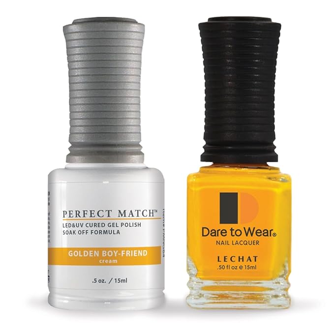 LeChat Perfect Match Gel Polish, Golden Boy-Friend, 0.5 Fl Oz (PMS64)