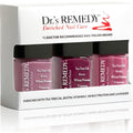Dr’s Remedy 3 Pack Nail Polish Kit, BERRY Good Trio, Non Toxic and Organic All Natural Enriched Nail Strengthener - MINDFUL Mulberry/BONAFIDE Boysenberry/BRAVE Berry