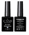 CAMI No-Wipe Rhinestone Glue, Crystal Clear, LED/UV Curable Nail Art Adhesive for Charms and 3D Decorations