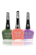 MASGLO Gel Evolution Nail Polish Super Bowl Set 3 PCs Shades of Differents Color - No U/V Lamp, Duration Up to 12 days