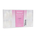 Mia Secret Soak off Soft Gel Nail Tip MADE IN USA for Salon and DIY (White Peony, Coffin)