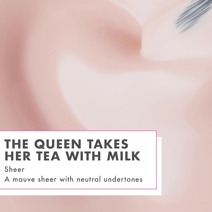 Olive & June Gel Polish | Valentine's Day | UV LED Nail Lamp Needed | Long Lasting | Up to 21 Days of Wear | Damage-Free Removal | Salon-Quality Manicure |The Queen Takes Her Tea with Milk Sheer Mauve