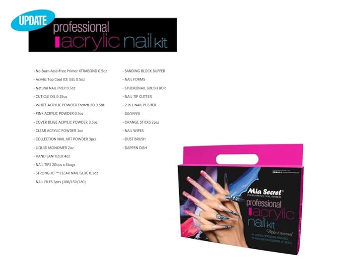 Mia Secret Professional Acrylic Nail kit (KIT-03)