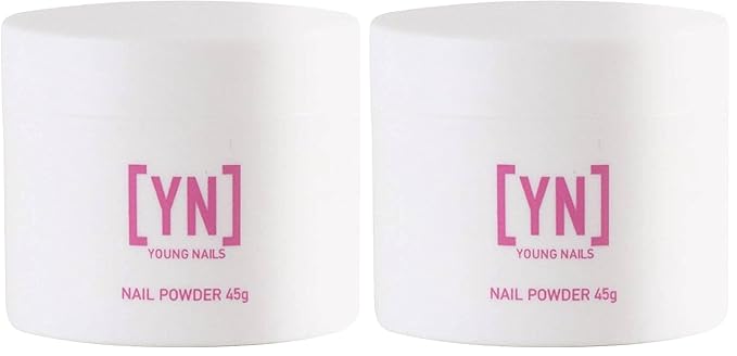 Young Nails Acrylic Cover Powder, Rosebud, 45 Gram (Pack of 2)