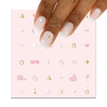 Olive & June Nail Art Stickers | Easy-to-Use Nail Designs | Nail Art Made Easy | Hand-Screened, No-Fade Ink | Accent, Mix & Match, or Cover Chipped Polish | for The Bridal Party