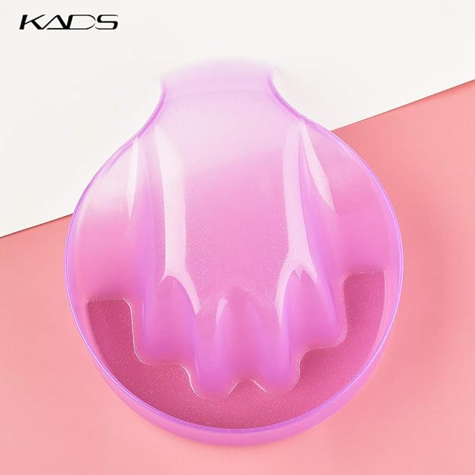 KADS 1pc Nail Art Hand Wash Remover Soak Bowl DIY Salon Glitter Nail Spa Bath Treatment Hand Resurrection Care Bowl (Pink)