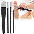 Watris Veiyi 4PCS Pedicure Knife Set, Ingrown Toenail Removal Kit, Pedicure Callus Shaver Tools, Professional Foot Scraper, Steel Foot Care for Dead Skin Corn Foot Remover Foot File Rasp (6.3in)