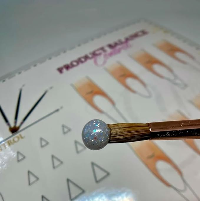 Gel & Acrylic Nail art Practice Sheet,Reusable Nail Art Training mat DIY Sticker Stencil Guide French Tip stiletto Nail Sculpting 3D Nail Design Worksheet Nail Tech Practice Gel X acrylic nails (13)
