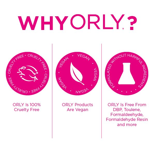 Orly Breathable Nail Color, Vitamin Burst, 0.6 Fluid Ounce