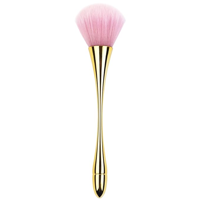 Nail Dust Brush, Nail Art Dust Powder Remover for Cleaning Dust Dip Powder Nail Clean Up Brush Acrylic Nail Tools