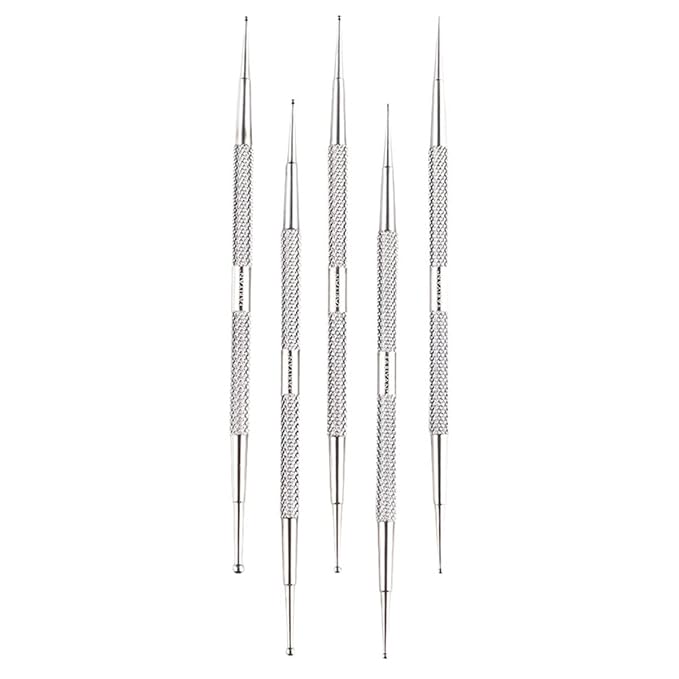 Beaupretty 15pcs Dual- Nail Art Pens Manicure Accessories for Creative Nail Designs and Artistry