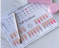 Nail Art Practice Sheet reusable Nail Art training mat Acrylic Nail sculpting Art stencil Guide French Tip Nail art worksheet 3D Nail design training sheet, Practice how to do acrylic Nail art (1)