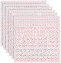 GSHLLO 1980 Pcs Multi Size Adhesive Pearls Flat Back Pearl Stickers Self Adhesive Face Pearls Stick On Body Pearls Makeup Decorative Pearls for Nail Crafts Pink