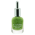 Nailtopia Bio-Sourced Chip Free Nail Lacquer - Green Goddess - Vegan, Cruelty Free Bold Green Nail Polish - Strengthens and Hardens Nails with Natural Superfood Ingredients and Vitamins - 0.41 Oz