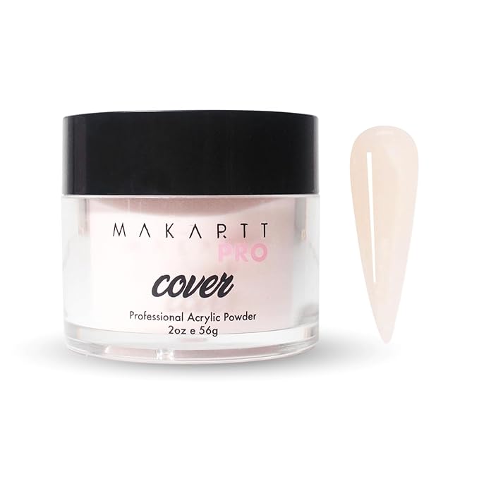 MakarttPro Acrylic Powder – Durable, Long-Lasting, Easy-Apply Formula for Nail Extensions, Overlays, Sculpting & Nail Art – 56g/2oz – Sweet Pea, Perfect for Pros and At-Home Use