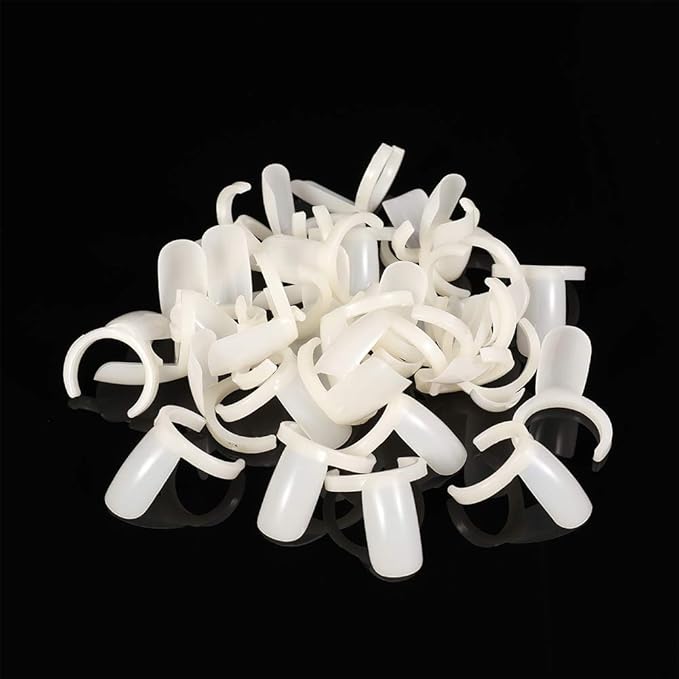 200 PCS Nail Display Ring, DIY Nail Display Ring Nail Art Color Chart Tool Manicure Art Practice Tool for Beginners & Manicure Store