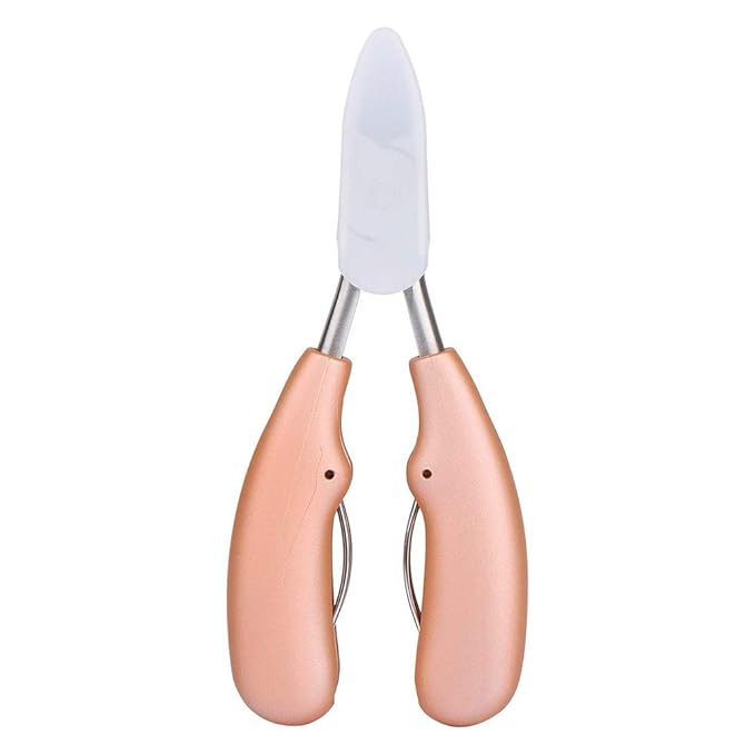 Nail Clippers for Ingrown/Thick Toenail Surgical Grade Stainless Steel Sharp Blades with Soft Ergonomic Handles for Easy Grip Best Nail Clipper & Pedicure Tool (Rose Gold)