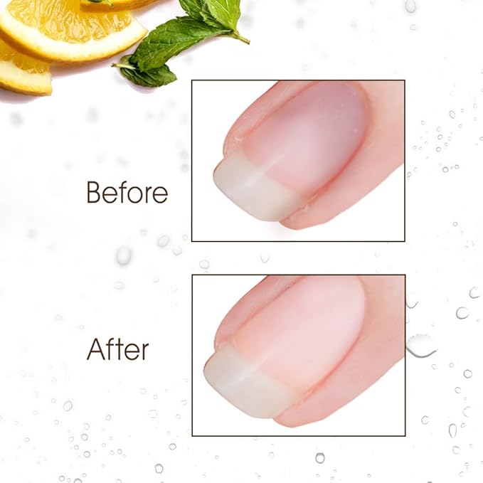 Gena Nail Brite Whitening Scrub with Brush, Cleans Conditions & Brightens Nails, 4 oz