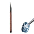 Nail Paint Brush for Design Art Petal Flower Brushes for Nails Thin Round Gel Painting Brush Set 3D Detail Liner and Triangle Brushes for Acrylic Blending and Professional Nail Art Painting