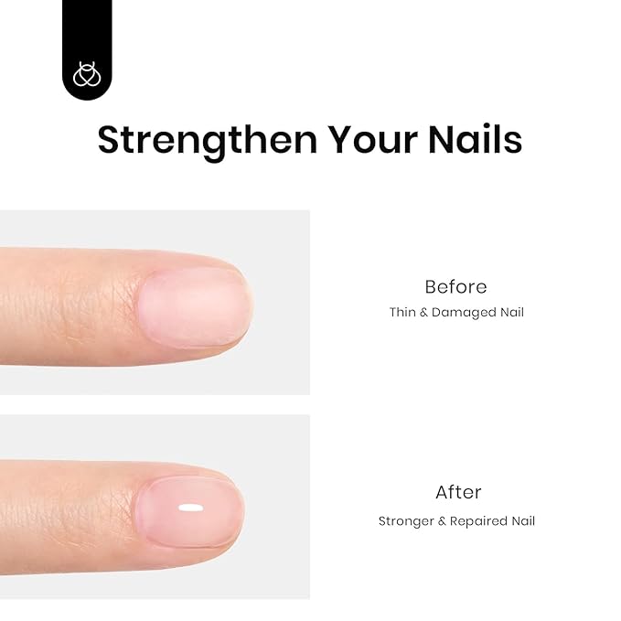 Beetles Rubber Base Gel Nail Polish, 15ml Clear Color Sheer Base Coat Gel Polish, Base Coat for Nails Strengthener Soak Off U V DIY Home and Salon Gifts for Women