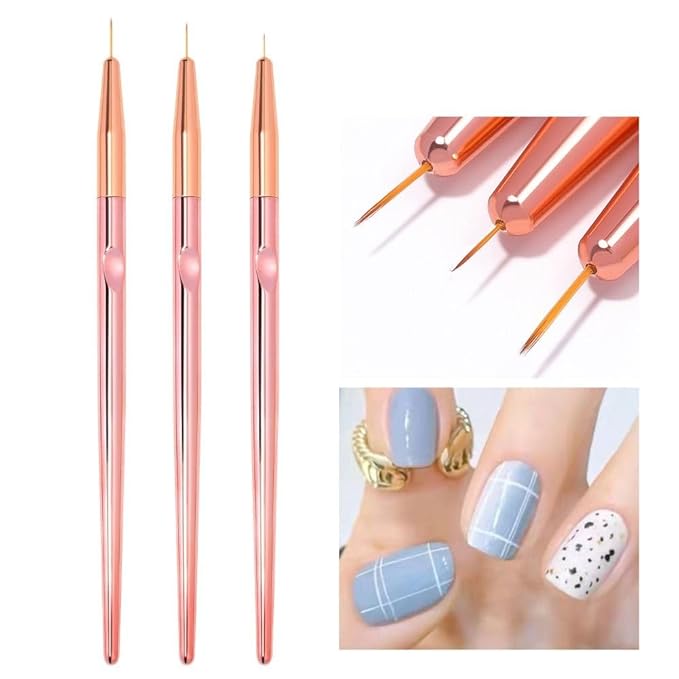 HomeSoGood Nail Art Book Design Practice Acrylic Nail Art Practice with 3pcs Nail Liner Pen 360pcs Nail Wipes,Lines Drawing Template Learning Book Reusablev